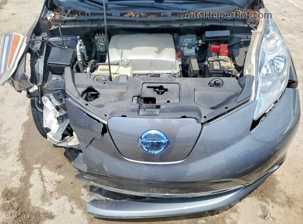 1N4BZ0CP5HC308451 2017 NISSAN LEAF Серый Вид подкапотного пространства