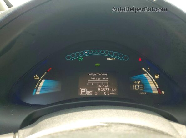1N4BZ0CP5HC308451 2017 NISSAN LEAF Серый Вид щитка приборов