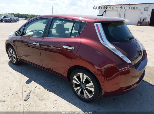 1N4BZ0CPXGC310100 2016 NISSAN LEAF Красный Задняя левая четверть