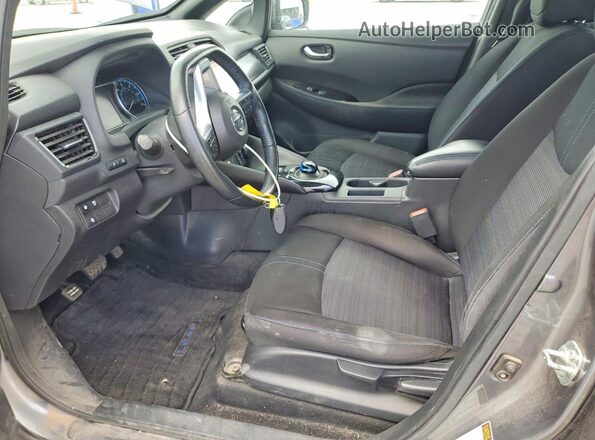 1N4BZ1CP2KC321400 2019 NISSAN LEAF Charcoal Vista interior delantera