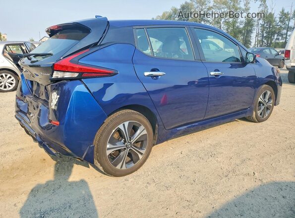 1N4BZ1CV4NC553807 2022 NISSAN LEAF Blue Задня права чверть