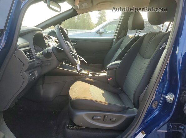 1N4BZ1CV4NC553807 2022 NISSAN LEAF Blue Вид салону спереду