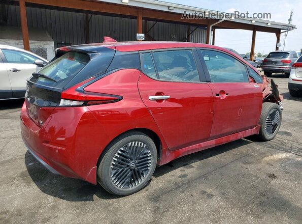 1N4CZ1CV0SC565761 2025 NISSAN LEAF Maroon Rear right