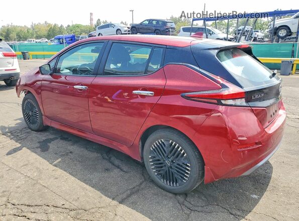 1N4CZ1CV0SC565761 2025 NISSAN LEAF Maroon Rear left