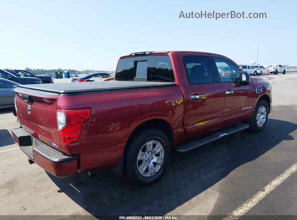 1N6AA1E65HN534532 2017 NISSAN TITAN Red Trasero derecho