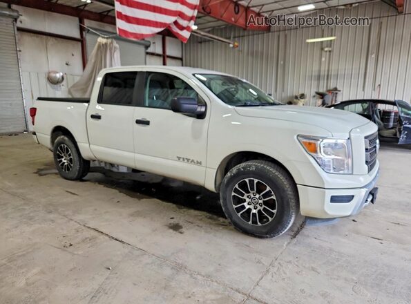 1N6AA1EC0NN104635 2022 NISSAN TITAN White Przód prawy