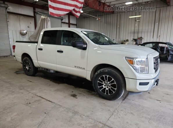 1N6AA1EC0NN104635 2022 NISSAN TITAN White Widok wnętrza 360 stopni