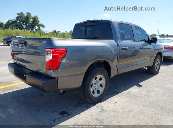 1N6AA1EC4MN526292 2021 NISSAN TITAN Silver Задня права чверть