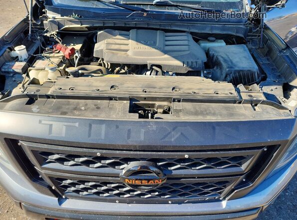 1N6AA1ED8MN514588 2021 NISSAN TITAN Gray Vista interior trasera