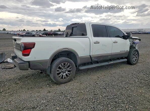 1N6AA1F4XKN516337 2019 NISSAN TITAN Белый Задняя правая четверть