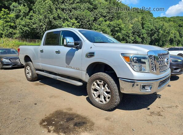 1N6BA1F43GN508348 2016 NISSAN TITAN Серебряный Передняя правая четверть