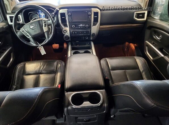 1N6BA1F43HN552304 2017 NISSAN TITAN Gray Вид панелі приладів