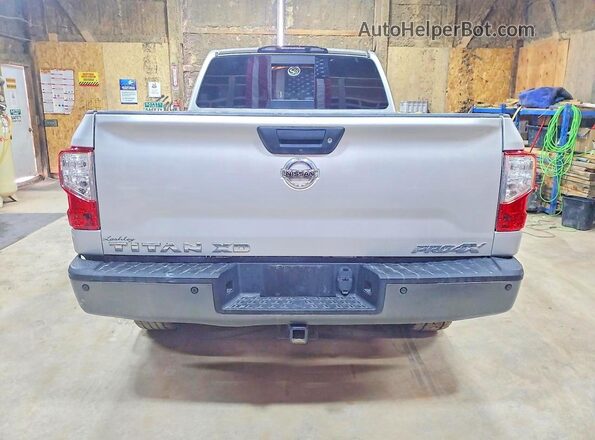 1N6BA1F46KN521247 2019 NISSAN TITAN Silver Rear view