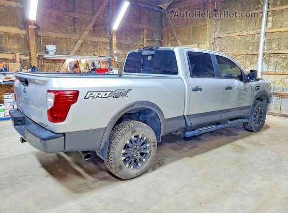 1N6BA1F46KN521247 2019 NISSAN TITAN Silver Rear right