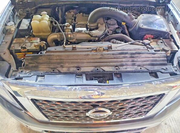 1N6BA1F46KN521247 2019 NISSAN TITAN Silver Rear interior view