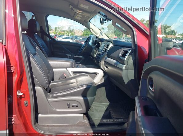 1N6BA1F48GN511732 2016 NISSAN TITAN XD Red Вид салону спереду