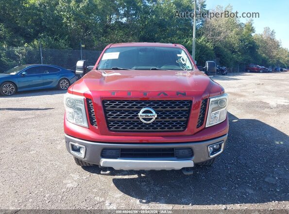 1N6BA1F48GN511732 2016 NISSAN TITAN XD Red Вид щитка приладів