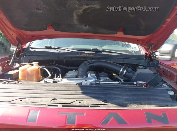 1N6BA1F48GN511732 2016 NISSAN TITAN XD Red Вид ззаду