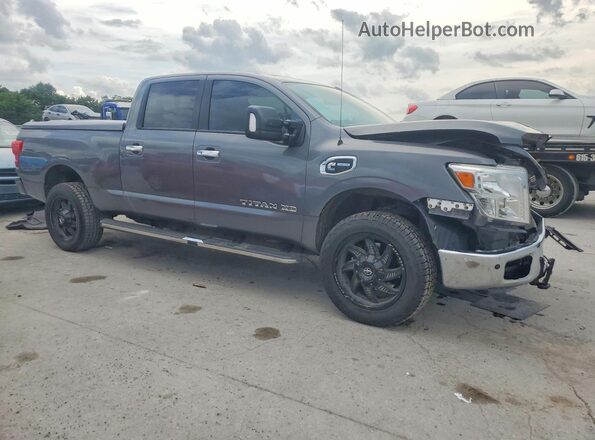 1N6BA1F48KN506829 2019 NISSAN TITAN Серый Передняя правая четверть