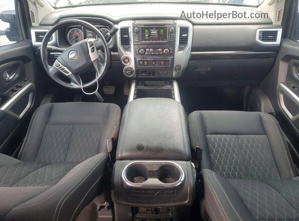 1N6BA1F48KN506829 2019 NISSAN TITAN Серый Вид панели приборов