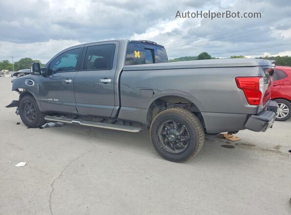1N6BA1F48KN506829 2019 NISSAN TITAN Серый Задняя левая четверть