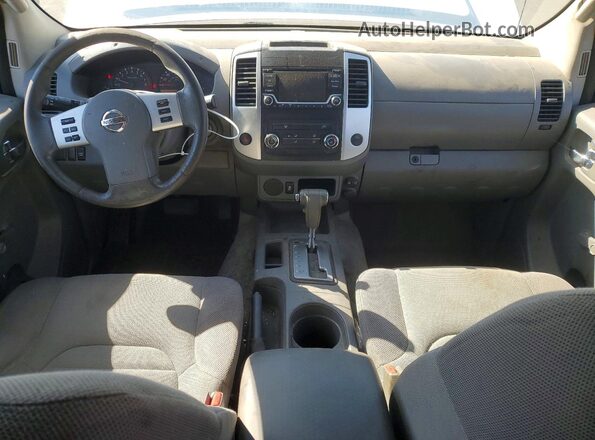 1N6BD0CT4HN719699 2017 NISSAN FRONTIER White Widok deski rozdzielczej