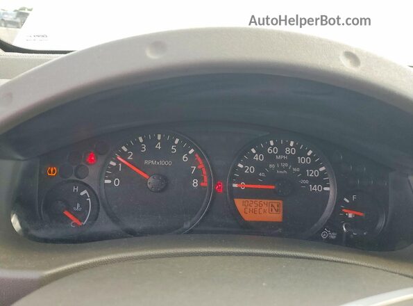 1N6BD0CT8KN739560 2019 NISSAN FRONTIER White Instrument cluster view
