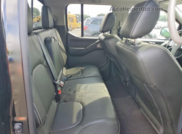 1N6ED0EB0MN702930 2021 NISSAN FRONTIER Black Vista de los asientos traseros