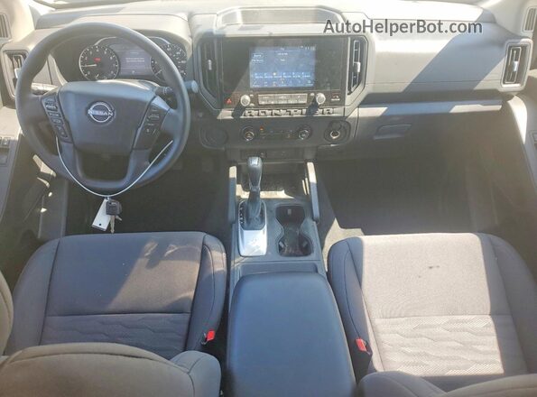 1N6ED1CLXSN643884 2025 NISSAN FRONTIER White Առջևի վահանակի տեսք