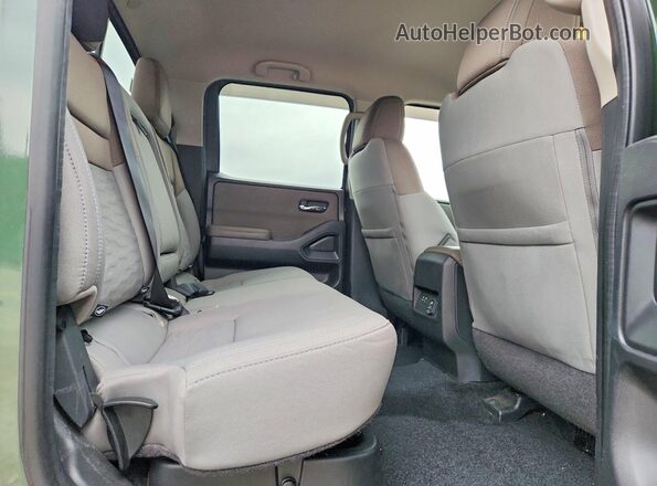1N6ED1EK2NN611486 2022 NISSAN FRONTIER Зеленый Вид задних сидений
