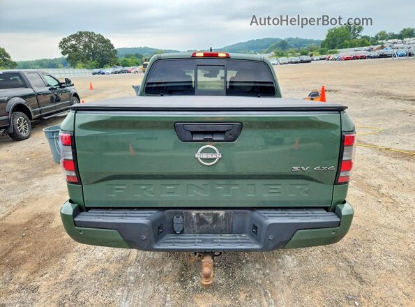 1N6ED1EK2NN611486 2022 NISSAN FRONTIER Зеленый Вид сзади