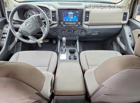 1N6ED1EK2NN611486 2022 NISSAN FRONTIER Зеленый Вид панели приборов