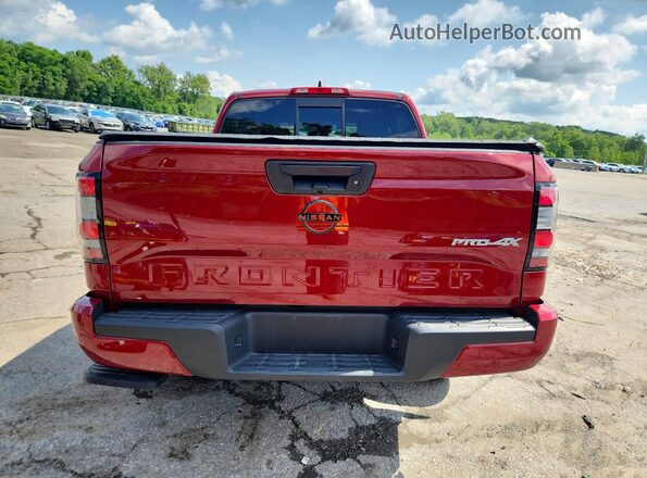 1N6ED1EKXNN614538 2022 NISSAN FRONTIER Red უკანა ხედი