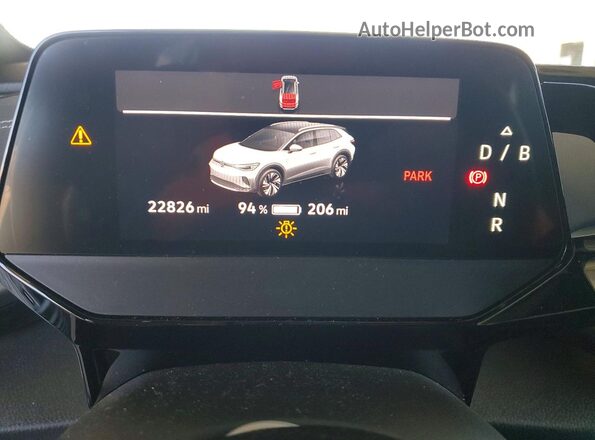 1V25MPE85RC003701 2024 VOLKSWAGEN ID.4 Black Instrument cluster view