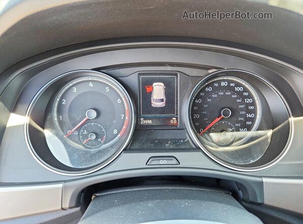 1V2AC2CA4LC200683 2020 VOLKSWAGEN ATLAS Black Вид щитка приладів
