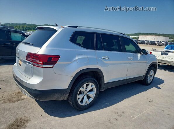1V2AP2CA6JC592728 2018 VOLKSWAGEN ATLAS Silver Rear right