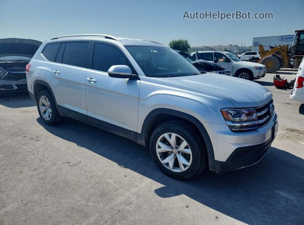 1V2AP2CA6JC592728 2018 VOLKSWAGEN ATLAS Silver Front right