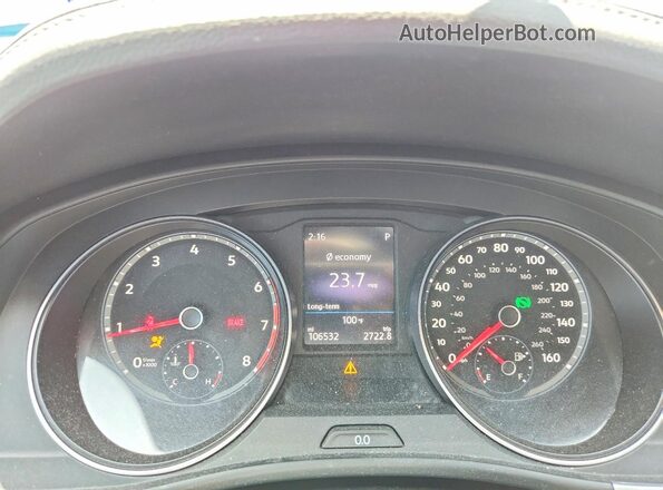 1V2AP2CA6LC501377 2020 VOLKSWAGEN ATLAS Gray Vista del cuadro de instrumentos