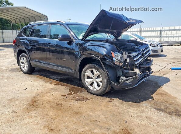 1V2AP2CA7JC530531 2018 VOLKSWAGEN ATLAS Black Передня права чверть