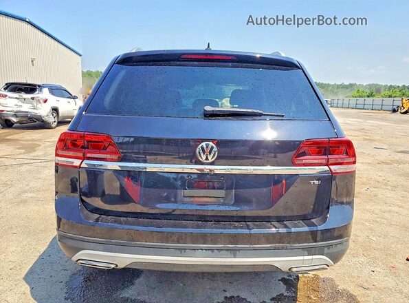 1V2AP2CA7JC530531 2018 VOLKSWAGEN ATLAS Black Вид ззаду