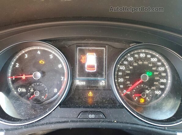 1V2CP2CAXJC592790 2018 VOLKSWAGEN ATLAS White Widok zestawu wskaźników