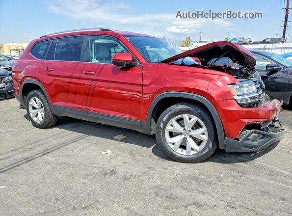 1V2CR2CA6JC509821 2018 VOLKSWAGEN ATLAS Red Front right