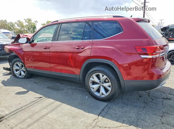 1V2CR2CA6JC509821 2018 VOLKSWAGEN ATLAS Red Rear left