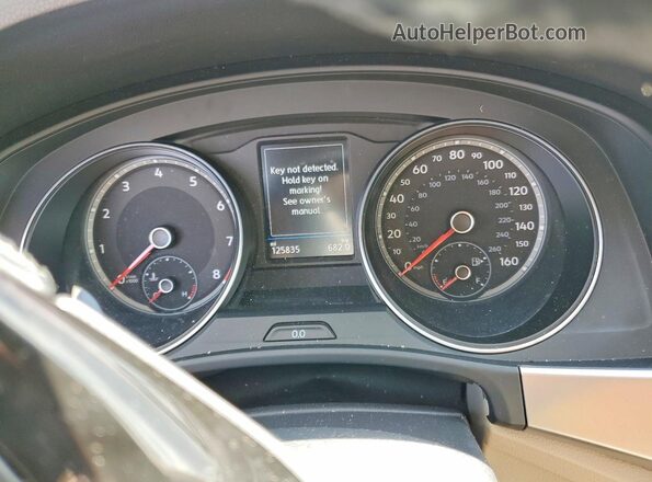 1V2CR2CA6JC509821 2018 VOLKSWAGEN ATLAS Red Instrument cluster view