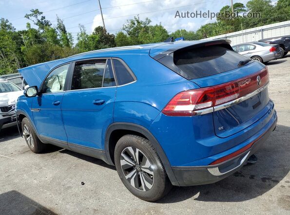 1V2DE2CA8SC216746 2025 VOLKSWAGEN ATLAS Blue Rear left