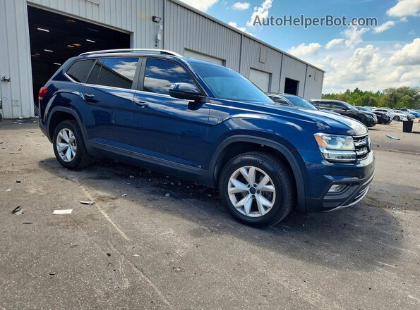 1V2DR2CA2JC506922 2018 VOLKSWAGEN ATLAS Black Przód prawy