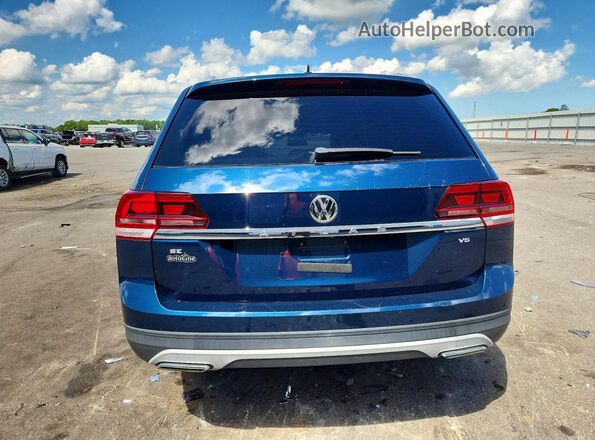 1V2DR2CA2JC506922 2018 VOLKSWAGEN ATLAS Black Widok z tyłu