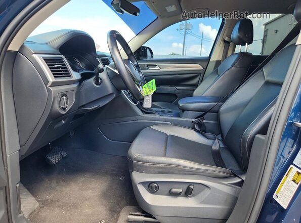1V2DR2CA2JC506922 2018 VOLKSWAGEN ATLAS Black Widok wnętrza z przodu