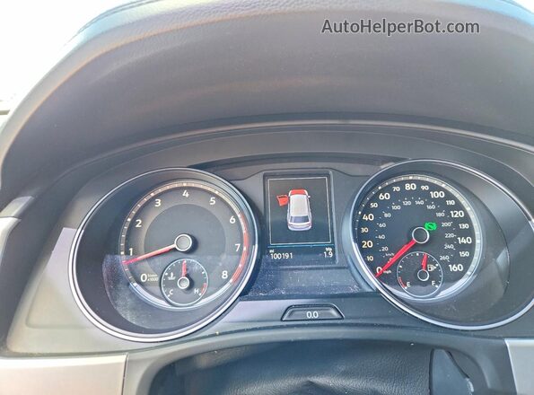 1V2DR2CA2JC506922 2018 VOLKSWAGEN ATLAS Black Widok zestawu wskaźników