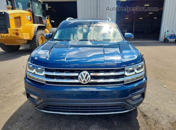 1V2DR2CA2JC506922 2018 VOLKSWAGEN ATLAS Black Widok z przodu